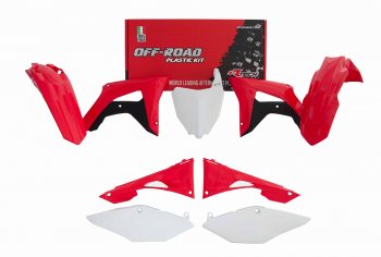 14 999 р. Комплект пластика R-Tech Honda CRF250R 19-20, CRF450R 19-20 (R-KITCRF-OEM-519) красный-белый  r-kitcrf-oem-519  с доставкой в г. Майкоп. Увеличить фотографию 1
