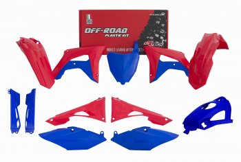 14 999 р. Комплект пластика R-Tech Honda CRF250R 19-20, CRF450R 19-20 (R-KITCRF-RSB-519) красный-синий  r-kitcrf-rsb-519  с доставкой в г. Майкоп. Увеличить фотографию 1