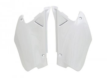 5 899 р. Обтекатели задн. боковые R-Tech Honda CR125250 00-01 (R-FICR0BN0001) белые  r-ficr0bn0001  с доставкой в г. Майкоп. Увеличить фотографию 1
