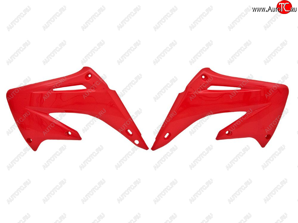 5 899 р. Обтекатели радиатора R-Tech Honda CR125250 02-07 (R-CVCR0RS0203) красные  r-cvcr0rs0203  с доставкой в г. Майкоп