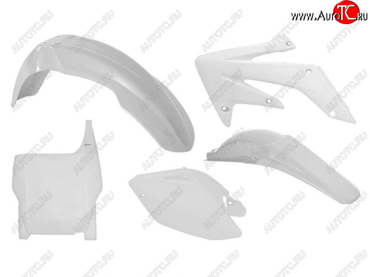 12 749 р. Комплект пластика R-Tech Honda CRF250R 04-05 (R-KITCRF-BN0-507) Белый  r-kitcrf-bn0-507  с доставкой в г. Майкоп