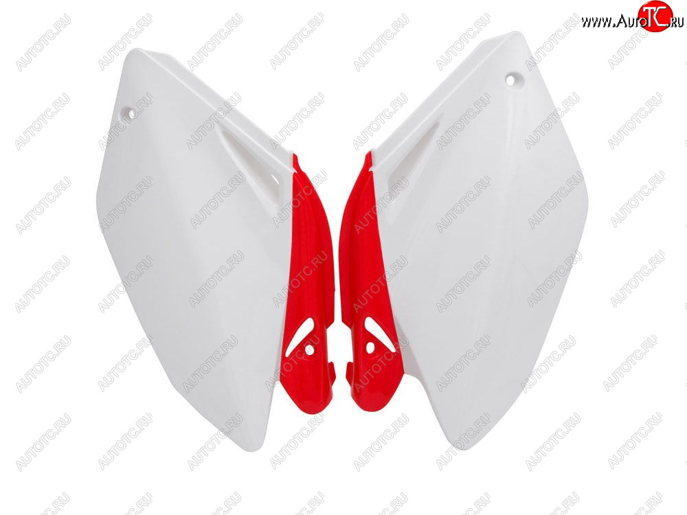 7 399 р. Обтекатели задн. боковые R-Tech Honda CRF250 04-05 (R-FICRFBNRS04) Бело-Красный  r-ficrfbnrs04  с доставкой в г. Майкоп