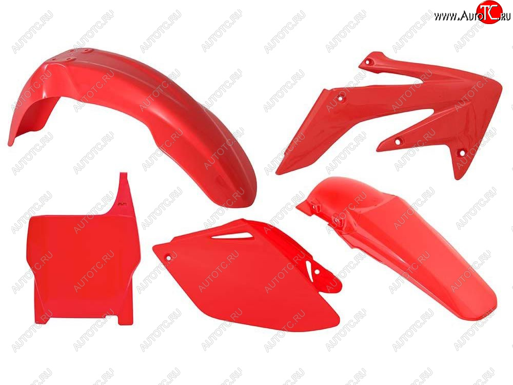 12 749 р. Комплект пластика R-Tech Honda CRF250R 06-07 (R-KITCRF-RS0-508) Красный  r-kitcrf-rs0-508  с доставкой в г. Майкоп