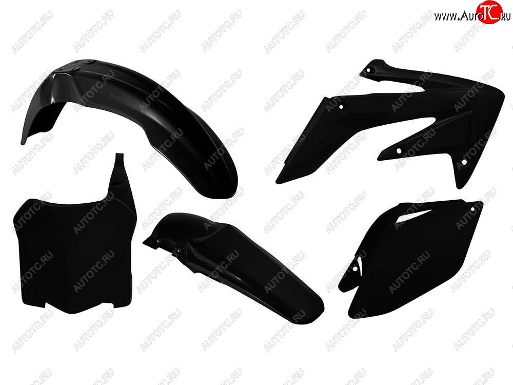 12 749 р. Комплект пластика R-Tech Honda CRF250R 08-09 (R-KITCRF-NR0-588) Черный  r-kitcrf-nr0-588  с доставкой в г. Майкоп