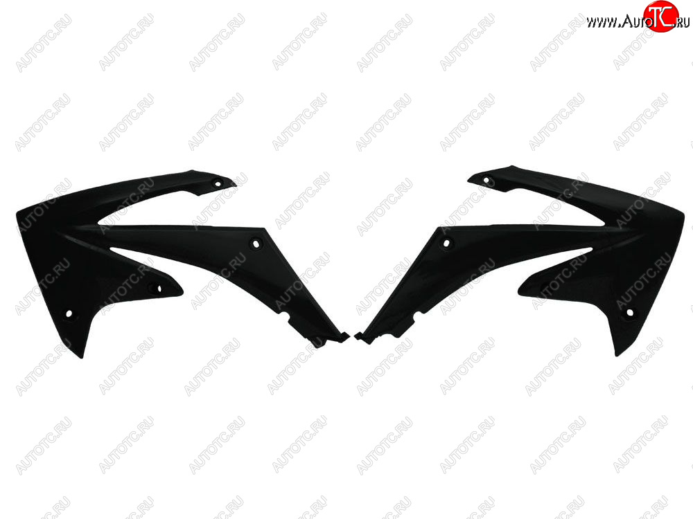 5 899 р. Обтекатели радиатора R-Tech Honda CRF250R 10-13, CRF450R 09-12 (R-CVCRFNR0009) Черный  r-cvcrfnr0009  с доставкой в г. Майкоп