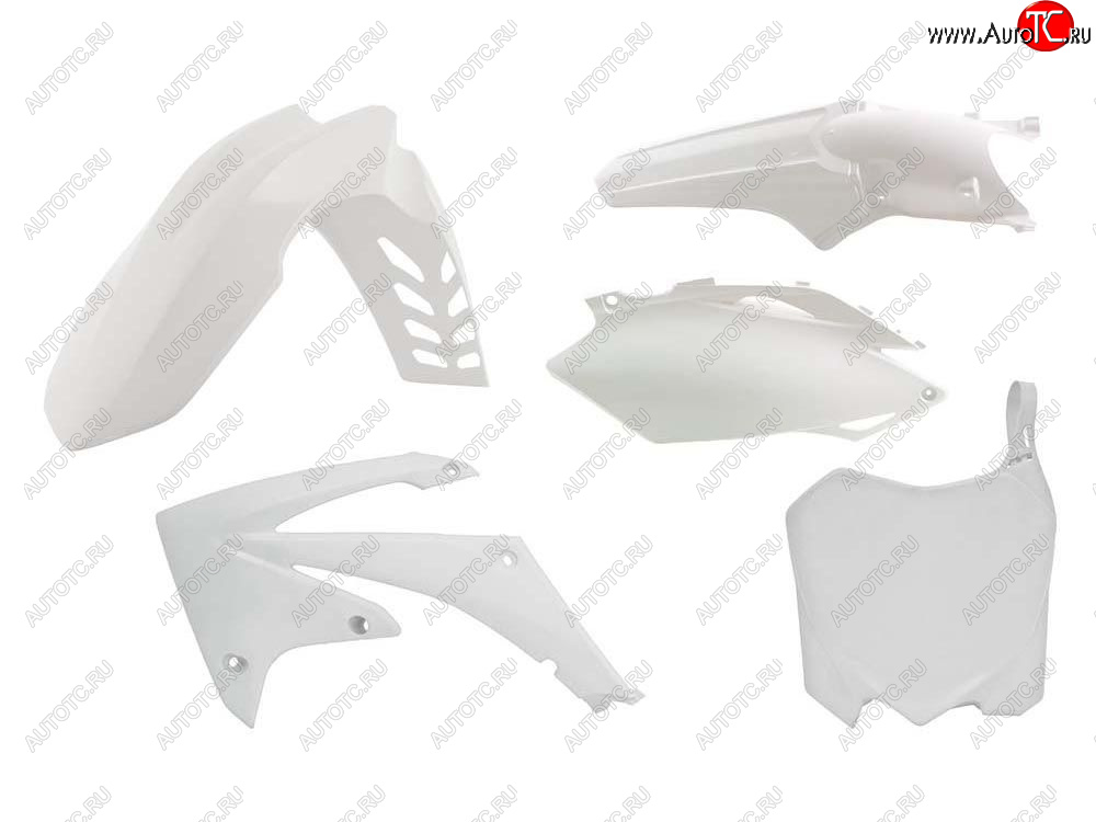 12 749 р. Комплект пластика R-Tech Honda CRF250R 10-13, CRF450R 09-12 (R-KITCRF-BN0-513) Белый  r-kitcrf-bn0-513  с доставкой в г. Майкоп