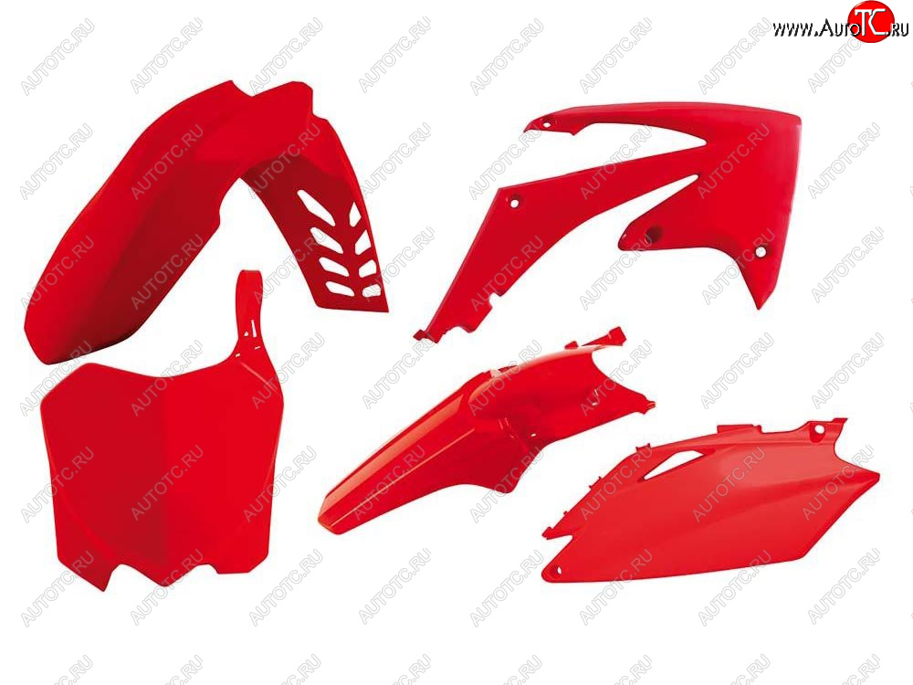 12 749 р. Комплект пластика R-Tech Honda CRF250R 10-13, CRF450R 09-12 (R-KITCRF-RS0-513) Красный  r-kitcrf-rs0-513  с доставкой в г. Майкоп