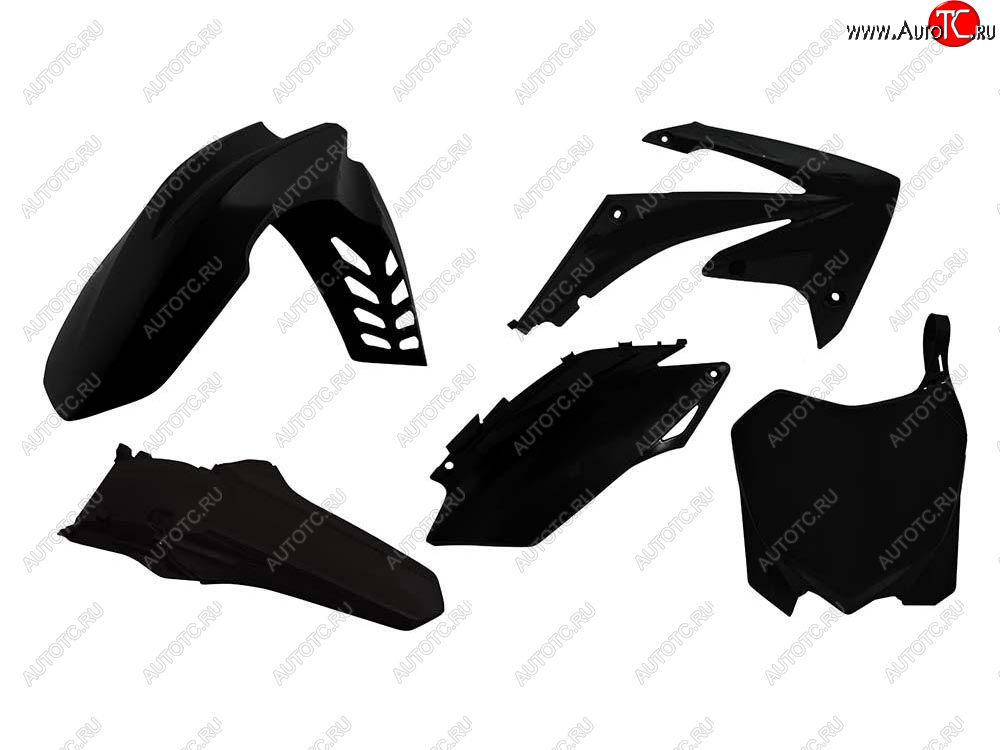 12 749 р. Комплект пластика R-Tech Honda CRF250R 11-13, CRF450R 11-12 (R-KITCRF-NR0-516) Черный  r-kitcrf-nr0-516  с доставкой в г. Майкоп