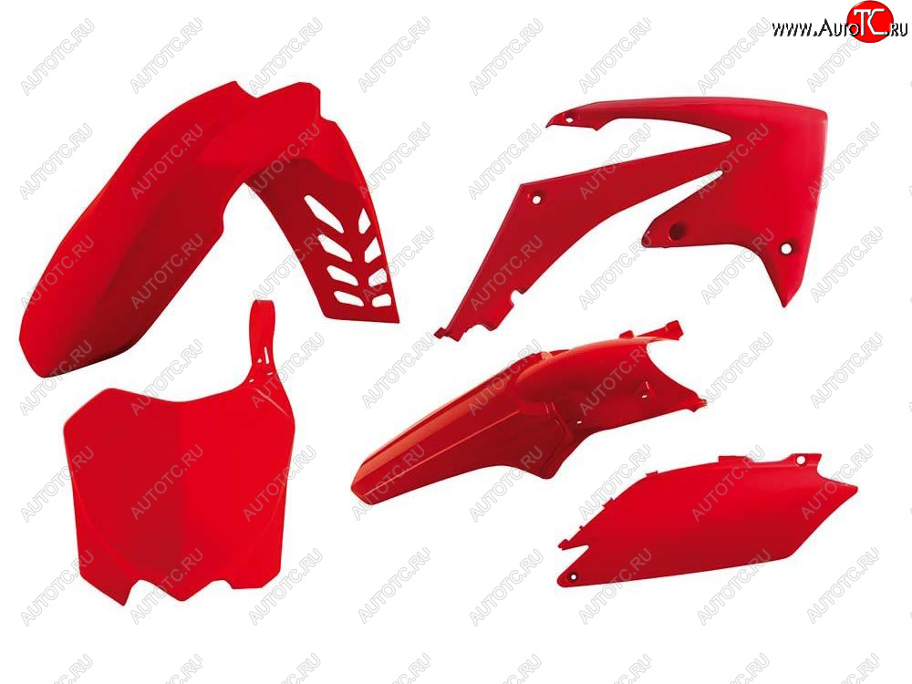 12 749 р. Комплект пластика R-Tech Honda CRF250R 11-13, CRF450R 11-12 (R-KITCRF-RS0-516) Красный  r-kitcrf-rs0-516  с доставкой в г. Майкоп