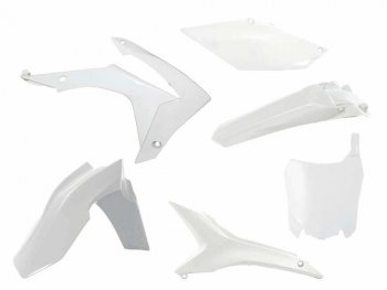 14 999 р. Комплект пластика R-Tech Honda CRF250R 14-17, CRF450R 13-16 (R-KITCRF-BN0-517) Белый  r-kitcrf-bn0-517  с доставкой в г. Майкоп. Увеличить фотографию 1