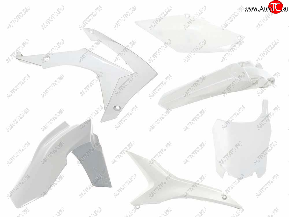 14 999 р. Комплект пластика R-Tech Honda CRF250R 14-17, CRF450R 13-16 (R-KITCRF-BN0-517) Белый  r-kitcrf-bn0-517  с доставкой в г. Майкоп