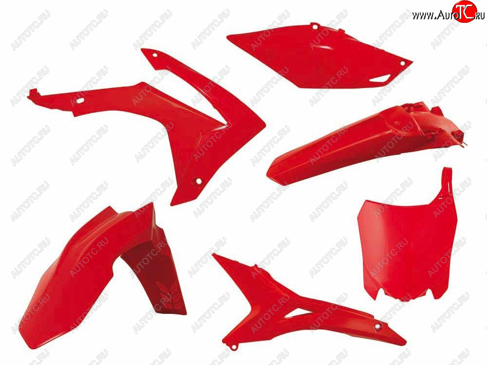 14 999 р. Комплект пластика R-Tech Honda CRF250R 14-17, CRF450R 13-16 (R-KITCRF-RS0-518) Красный  r-kitcrf-rs0-518  с доставкой в г. Майкоп