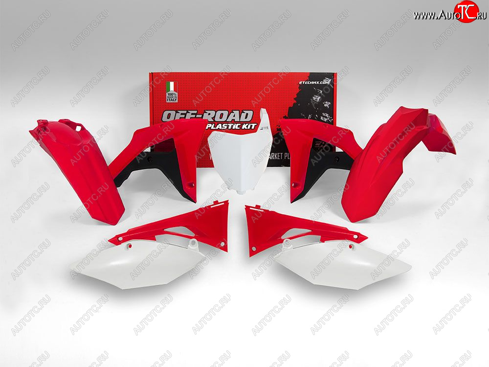 15 599 р. Комплект пластика R-Tech Honda CRF250RX 19-21, CRF450RX 19-20 (R-KITCRF-OEM-601) бело-красный  r-kitcrf-oem-601  с доставкой в г. Майкоп