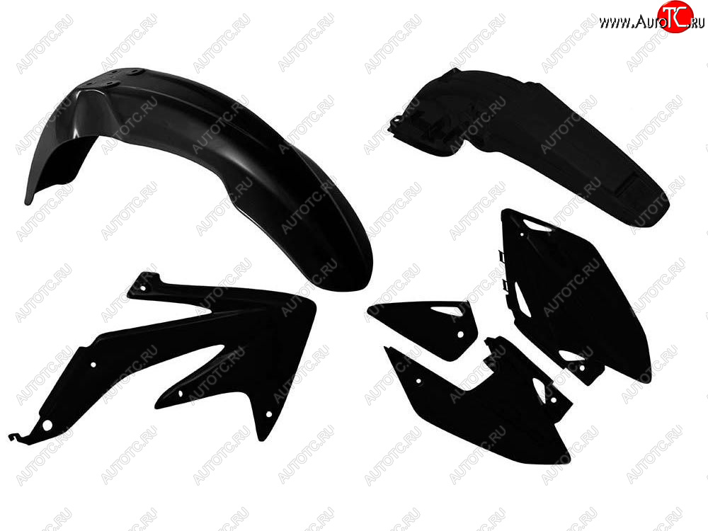 11 799 р. Комплект пластика R-Tech Honda CRF450X 05-07 (R-KITCRX-NR0-414) черный  r-kitcrx-nr0-414  с доставкой в г. Майкоп