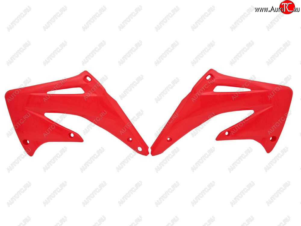 5 899 р. Боковины радиатора R-Tech Honda CRF450R 02-04 (R-CVCRFRS0203) красный  r-cvcrfrs0203  с доставкой в г. Майкоп