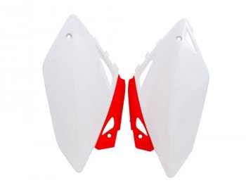 7 399 р. Обтекатели задние R-Tech Honda CRF450R 05-06 (R-FICRFBNRS05) бело-красный  r-ficrfbnrs05  с доставкой в г. Майкоп. Увеличить фотографию 1