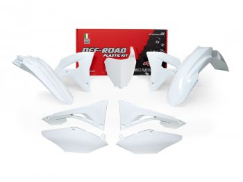 15 599 р. Комплект пластика R-Tech Honda CRF250RX 19-21, CRF450RX 19-20 (R-KITCRF-BN0-601) белый  r-kitcrf-bn0-601  с доставкой в г. Майкоп. Увеличить фотографию 1
