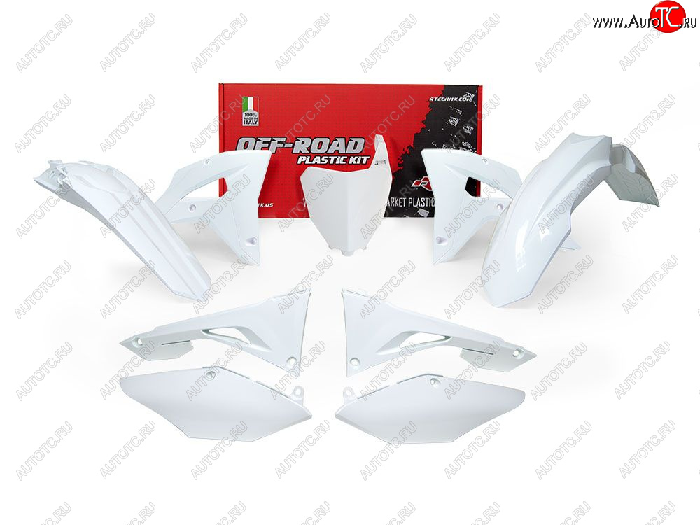15 599 р. Комплект пластика R-Tech Honda CRF250RX 19-21, CRF450RX 19-20 (R-KITCRF-BN0-601) белый  r-kitcrf-bn0-601  с доставкой в г. Майкоп