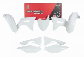 17 399 р. Комплект пластика R-Tech Honda CRF250R 19-21, CRF450R 19-20 (R-KITCRF-BN0-519) белый  r-kitcrf-bn0-519  с доставкой в г. Майкоп. Увеличить фотографию 1
