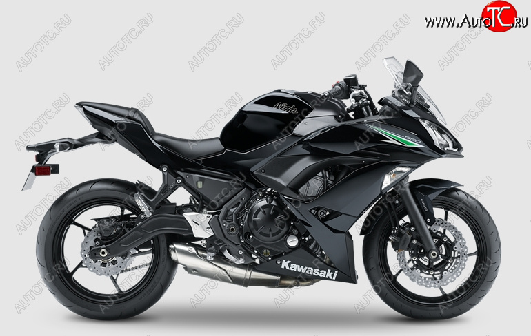 44 019 р. Комплект пластика для мотоцикла Kawasaki ER-6F 21-23 Черный  пм-00028816  с доставкой в г. Майкоп