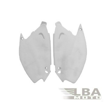 5 899 р. Обтекатели задн. боковые R-Tech Kawasaki KX125250 03-08 (R-FIKX0BN0300) белые  r-fikx0bn0300  с доставкой в г. Майкоп. Увеличить фотографию 1