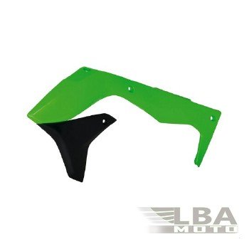 7 399 р. Обтекатели радиатора R-Tech Kawasaki KX450F 16-17 (R-CVKXFVENR16) зеленыечерные  r-cvkxfvenr16  с доставкой в г. Майкоп. Увеличить фотографию 1