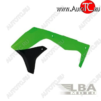 7 399 р. Обтекатели радиатора R-Tech Kawasaki KX450F 16-17 (R-CVKXFVENR16) зеленыечерные  r-cvkxfvenr16  с доставкой в г. Майкоп