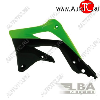 7 399 р. Обтекатели радиатора R-Tech Kawasaki KX450F 12-15 (R-CVKXFVENR12) зеленыечерные  r-cvkxfvenr12  с доставкой в г. Майкоп