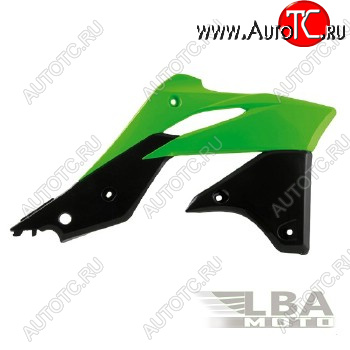 7 399 р. Обтекатели радиатора R-Tech Kawasaki KX250F 13-16 (R-CVKXFVENR13) зеленыечерные  r-cvkxfvenr13  с доставкой в г. Майкоп
