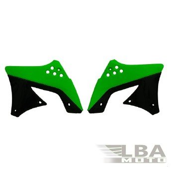 7 399 р. Обтекатели радиатора R-Tech Kawasaki KX250F 09-12 (R-CVKXFVENR29) зеленыечерные  r-cvkxfvenr29  с доставкой в г. Майкоп. Увеличить фотографию 1