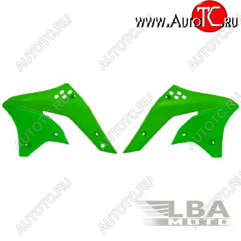 7 399 р. Обтекатели радиатора R-Tech Kawasaki KX250F 06-08 (R-CVKXFVE0026) зеленые  r-cvkxfve0026  с доставкой в г. Майкоп