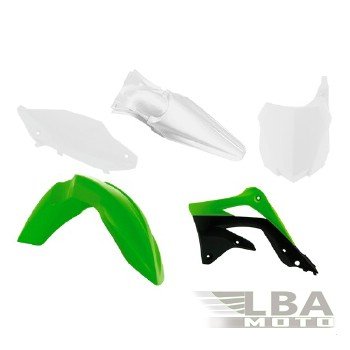 12 749 р. Комплект пластика R-Tech Kawasaki KX450F 13-15 (R-KITKXF-OEM-515) зеленыйчерныйбелый  r-kitkxf-oem-515  с доставкой в г. Майкоп. Увеличить фотографию 1