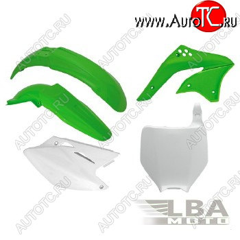 12 749 р. Комплект пластика R-Tech Kawasaki KX450F 06-08 (R-KITKXF-OEM-506) зеленыйбелый  r-kitkxf-oem-506  с доставкой в г. Майкоп