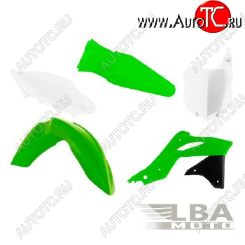 12 749 р. Комплект пластика R-Tech Kawasaki KX250F 13-16 (R-KITKXF-OEM-596) зеленыйчерныйбелый  r-kitkxf-oem-596  с доставкой в г. Майкоп