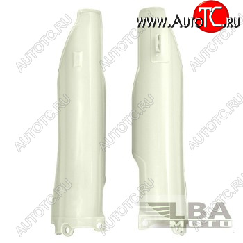 4 089 р. Защита вилки (пара) R-Tech Kawasaki KX125250 07-08, KX250F450F 06-08 (R-PSKXFNT0006) белые  r-pskxfnt0006  с доставкой в г. Майкоп
