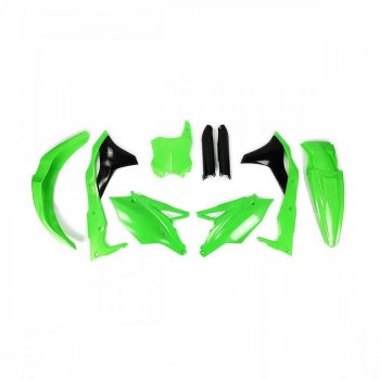 12 749 р. Комплект пластика R-Tech Kawasaki KX250F 17-20 (R-KITKXF-VF0-519) неоновый зеленый  r-kitkxf-vf0-519  с доставкой в г. Майкоп. Увеличить фотографию 1