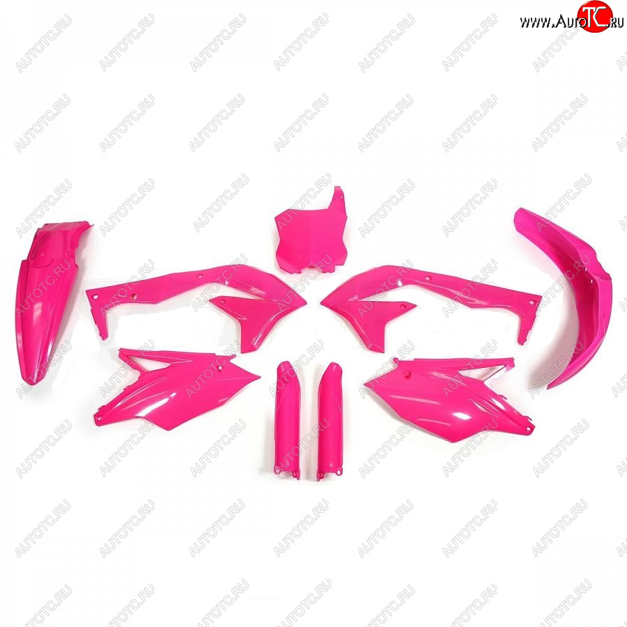 12 749 р. Комплект пластика R-Tech Kawasaki KX450F 16-18 (R-KITKXF-FU0-517) неоновый розовый  r-kitkxf-fu0-517  с доставкой в г. Майкоп