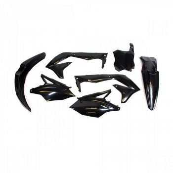12 749 р. Комплект пластика R-Tech Kawasaki KX450F 16-18 (R-KITKXF-NR0-517) черный  r-kitkxf-nr0-517  с доставкой в г. Майкоп. Увеличить фотографию 1