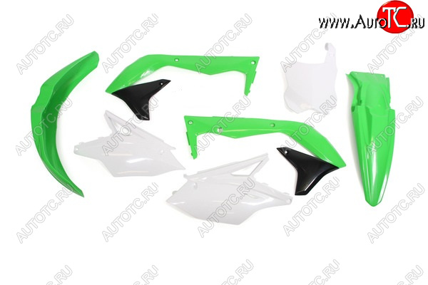 12 749 р. Комплект пластика R-Tech Kawasaki KX450F 16-18 (R-KITKXF-OEM-517) зеленыйбелыйчерный  r-kitkxf-oem-517  с доставкой в г. Майкоп