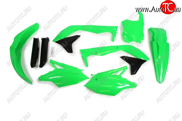 12 749 р. Комплект пластика R-Tech Kawasaki KX450F 16-18 (R-KITKXF-VF0-517) неоновый зеленый  r-kitkxf-vf0-517  с доставкой в г. Майкоп