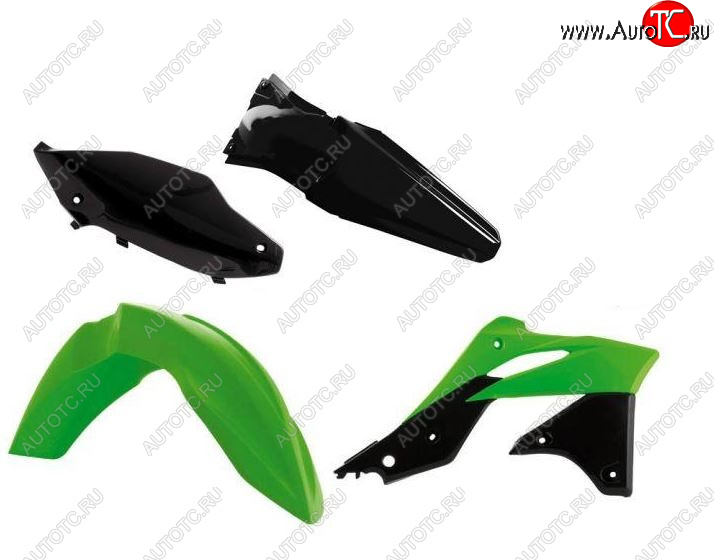 14 699 р. Комплект пластика R-Tech Kawasaki KX250F 13-16 (R-KITKXF-OEM-416) Зелено-Черный 2  r-kitkxf-oem-416  с доставкой в г. Майкоп