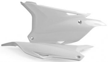 2 769 р. Щиток бокового номера POLISPORT KX85 14-15 860710000 OEM белый  250177-776-1890  с доставкой в г. Майкоп. Увеличить фотографию 1