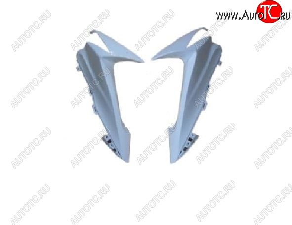 3 389 р. Накладка на правый воздуховод для Suzuki GSX-R 750600 11-19 Без цвета  пм-00015900  с доставкой в г. Майкоп