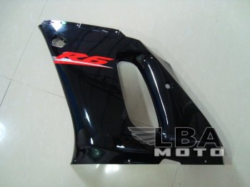 4 199 р. Левый верхний боковой пластик для Yamaha R6 99-02 Без цвета  пм-00000522  с доставкой в г. Майкоп. Увеличить фотографию 1