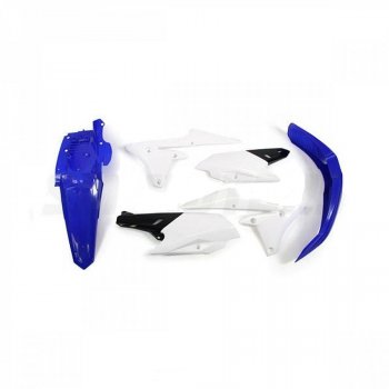 12 749 р. Комплект пластика R-Tech Yamaha WR250F 15-18, WR450F 16-18 (R-KITWRF-OEM-415) синийбелый  r-kitwrf-oem-415  с доставкой в г. Майкоп. Увеличить фотографию 1
