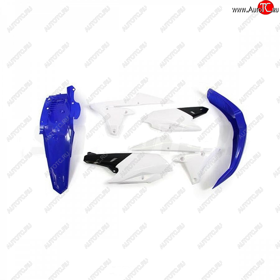 12 749 р. Комплект пластика R-Tech Yamaha WR250F 15-18, WR450F 16-18 (R-KITWRF-OEM-415) синийбелый  r-kitwrf-oem-415  с доставкой в г. Майкоп