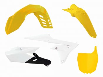 14 999 р. Комплект пластика R-Tech Yamaha WR250F 15-19, WR450F 16-18 (R-KITWRF-GY0-515) белыйжелтый  r-kitwrf-gy0-515  с доставкой в г. Майкоп. Увеличить фотографию 1