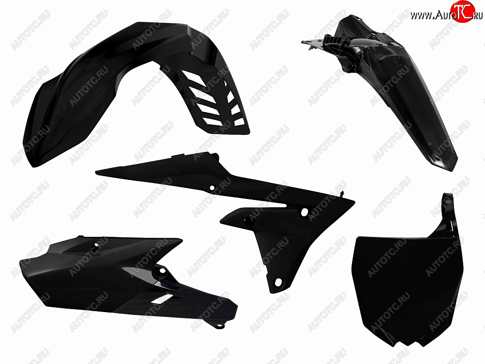 14 999 р. Комплект пластика R-Tech Yamaha WR250F 15-19, WR450F 16-18 (R-KITWRF-NR0-515) черный  r-kitwrf-nr0-515  с доставкой в г. Майкоп