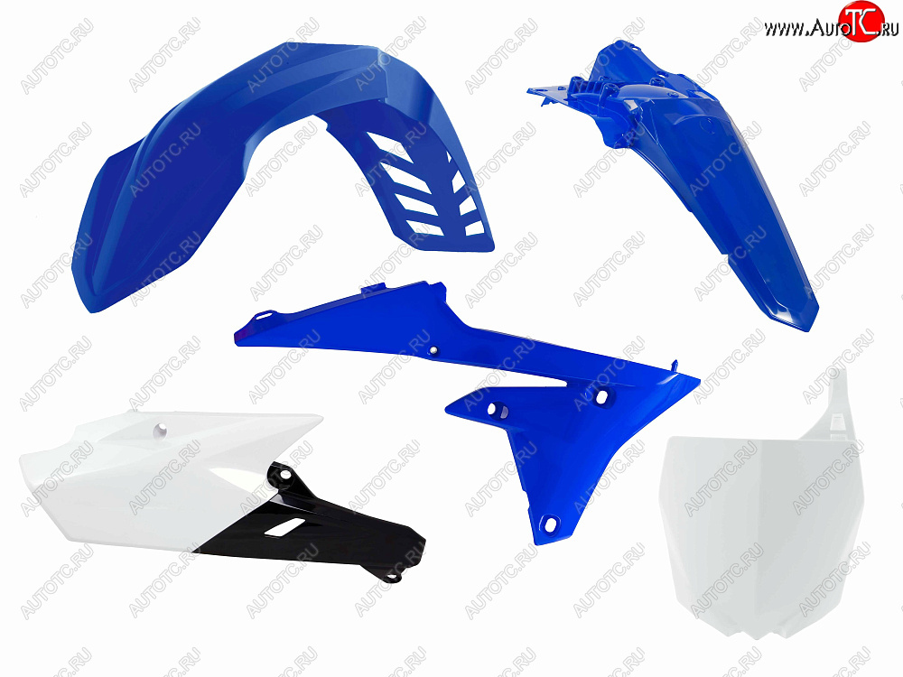 14 999 р. Комплект пластика R-Tech Yamaha WR250F 15-19, WR450F 16-18 (R-KITWRF-OEM-515) синийбелыйчерный  r-kitwrf-oem-515  с доставкой в г. Майкоп