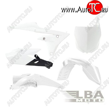 14 999 р. Комплект пластика R-Tech Yamaha YZ250F450F 14-17, YZ250FX 15-17 (R-KITYZF-BN0-514) черныйбелый  r-kityzf-bn0-514  с доставкой в г. Майкоп